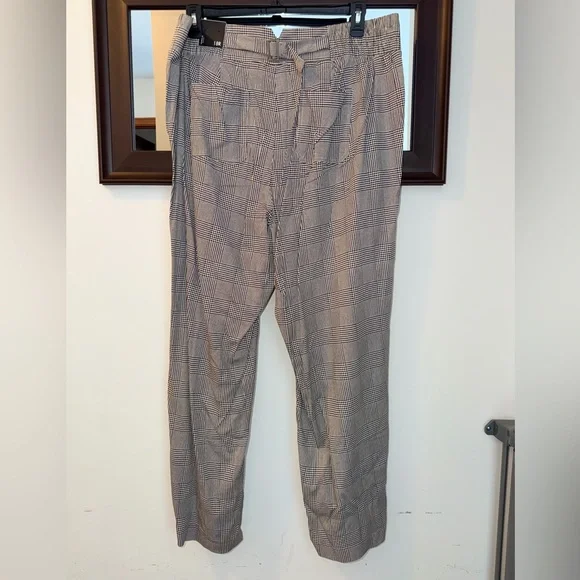 NWT Torrid WIDE LEG STRETCH CHALLIS HIGH - RISE PANT Glen Plaid Size 18R - Picture 4 of 8